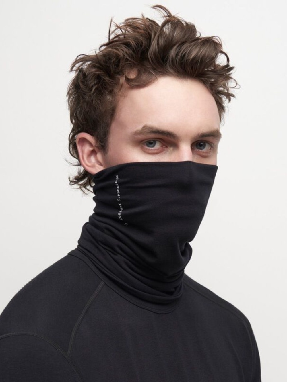 LÉ BENT Neck Gaiter Black - Le Bent Core Midnight Neck Gaiter Merino Wool Blend